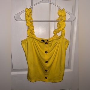 Yellow Tank top. Size XL